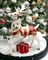 Ceramic Christmas Fantasia Standing Deer, Home Décor, Gift for Her, Gift for Mom, Kitchen Décor, Christmas Décor